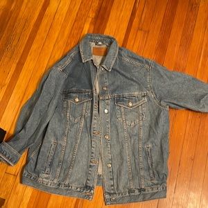 Top shop oversized denim jacket